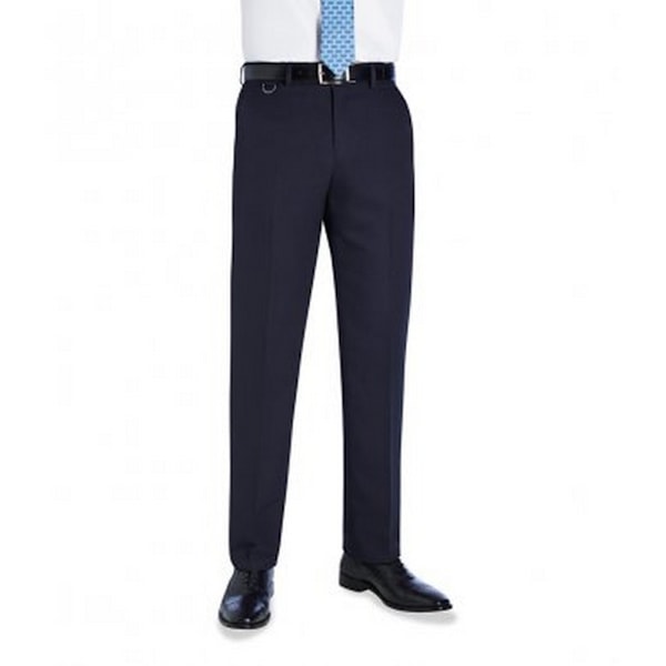 Brook Taverner Herrbyxor 38L Marinblå Navy 38L