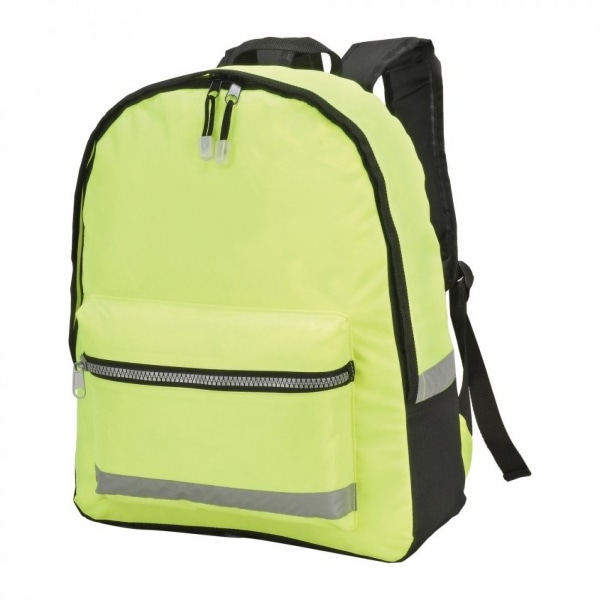 Shugon Gatwick Hi-Vis-ryggsäck (18 liter) (paket med 2) One Size Hi-Vis Yellow One Size