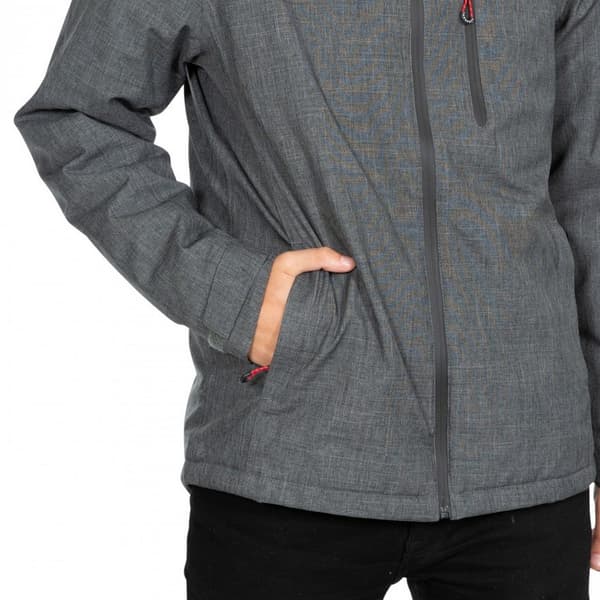 Trespass Fyfinn Vadderad Vattentät Jacka 2XL Mörkgrå Dark Grey 2XL