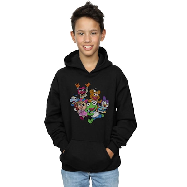 Disney Pojkar The Muppets Muppet Babies Färggrupp Huvtröja 7-8 År Black 7-8 Years