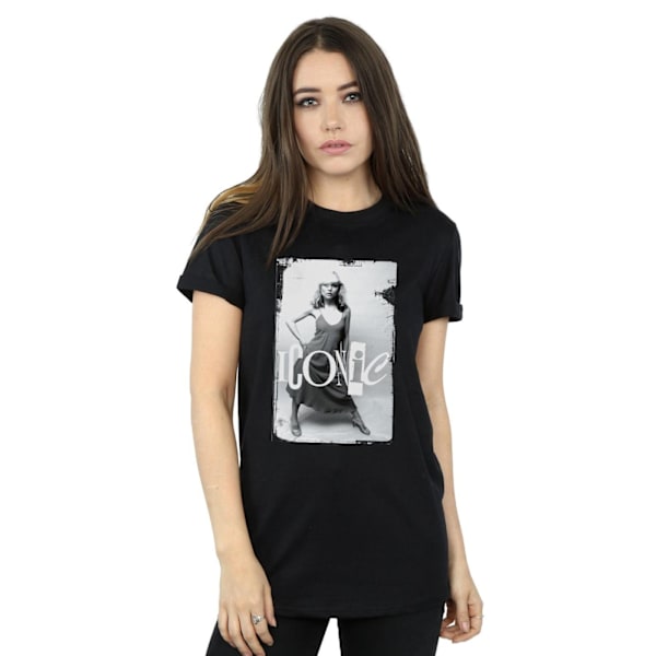 Debbie Harry Dam/Kvinnor Ikonisk Foto Bomull Boyfriend T-Shir Black XL
