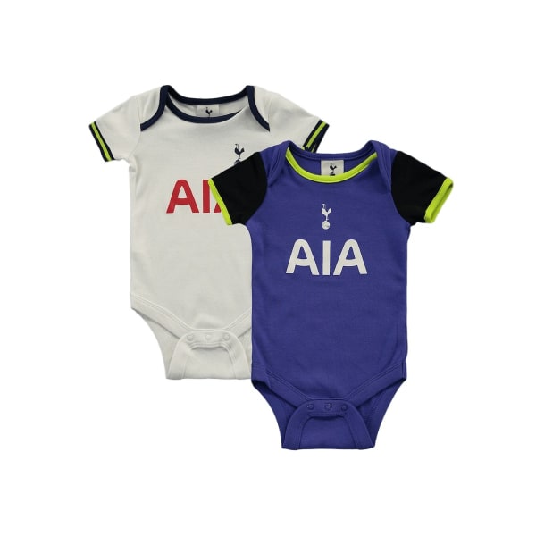 Tottenham Hotspur FC Baby 2022-23 Bodysuit (paket med 2) 12-18 mån Navy Blue/White 12-18 Months