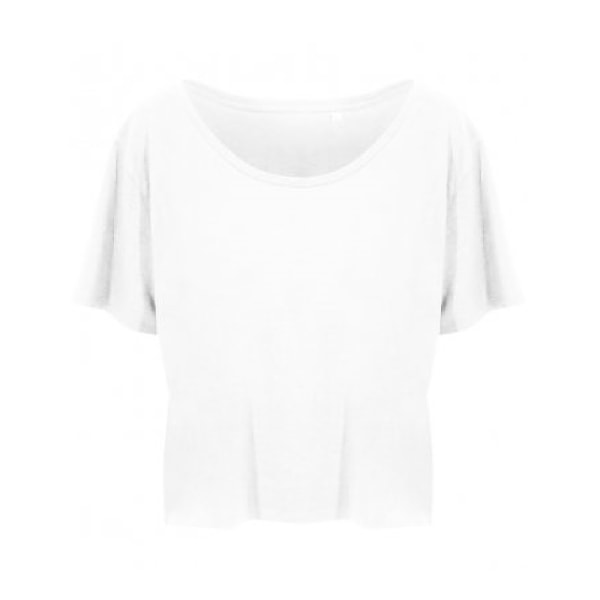 Ecologie Dam/Dam Daintree EcoViscose Cropped T-Shirt L Ar Arctic White L