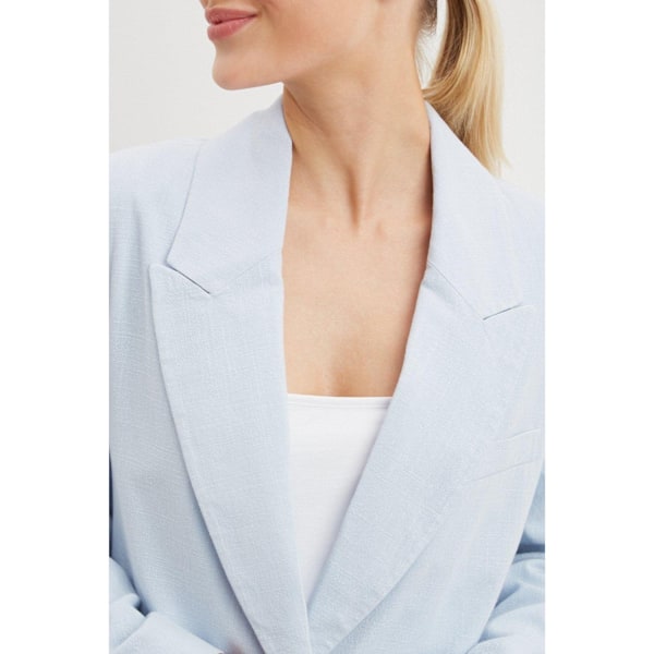 Dorothy Perkins Dam/Damer Linne Boyfriend Jacka 10 UK Ljus Pale Blue 10 UK