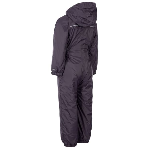 Trespass Babies Button Regndräkt 12-18 Månader Mörkgrå Dark Grey 12-18 Months