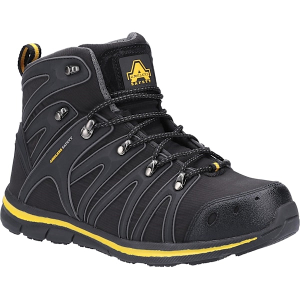 Amblers Edale AS254 Säkerhetskängor 7 UK Svart/Gul Black/Yellow 7 UK