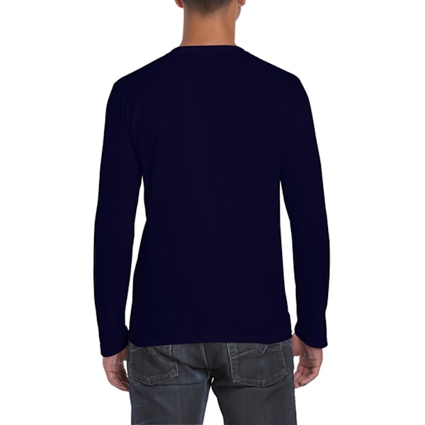 Gildan Soft Style långärmad T-shirt för män (5-pack) M Navy Navy M