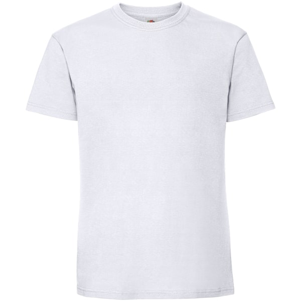 Fruit Of The Loom Herr Iconic 195 Ringspun Premium T-shirt 4XL U White 4XL UK
