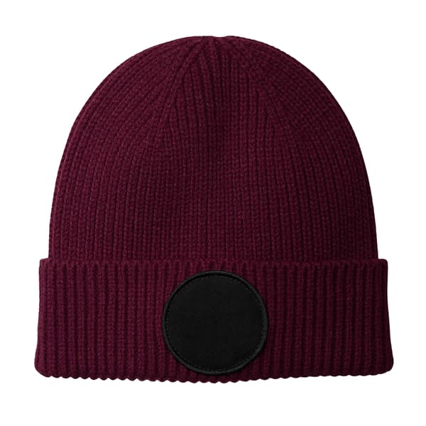 Beechfield Unisex Vuxen Mode Rund Patch Mössa En Storlek Burgundy/Black One Size
