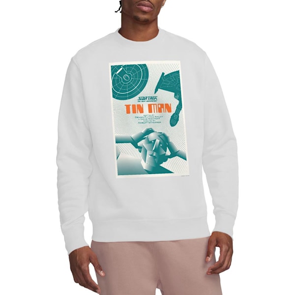 Star Trek Unisex Vuxen The Next Generation Säsong 3 Avsnitt 20 White L