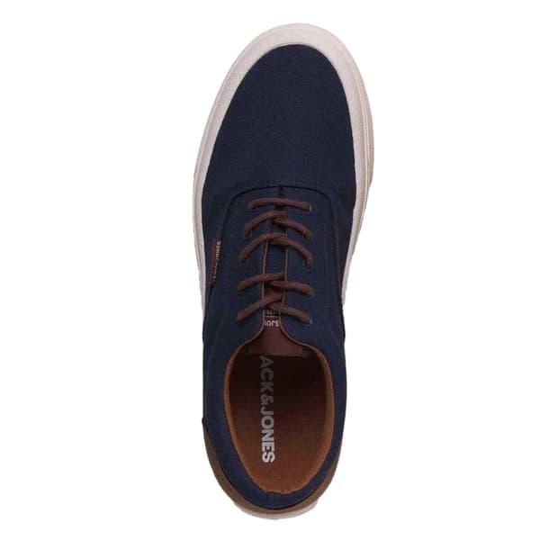 Jack And Jones Herr Canvas Trainers 9 UK Navy Blazer Navy Blazer 9 UK