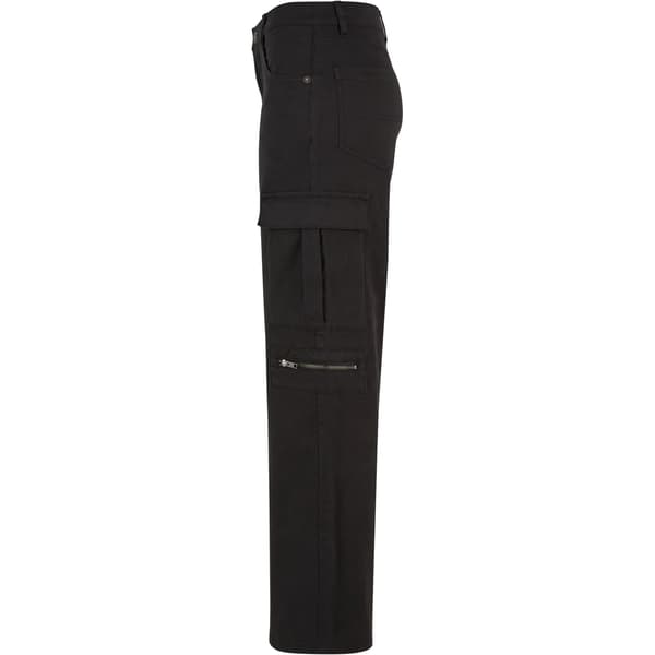 Urban Classics Dam/Dam Utility Twill Stretch Loose Cargo Black 30R