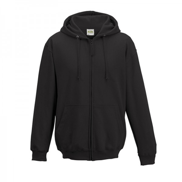 Awdis Plain Mens Hooded Full Zip Hoodie / Zoodie XL Charcoal Charcoal XL