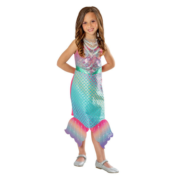 Barbie Girls Mermaid Färgförändrande Dräkt 3-4 År Flerfärgad Multicoloured 3-4 Years