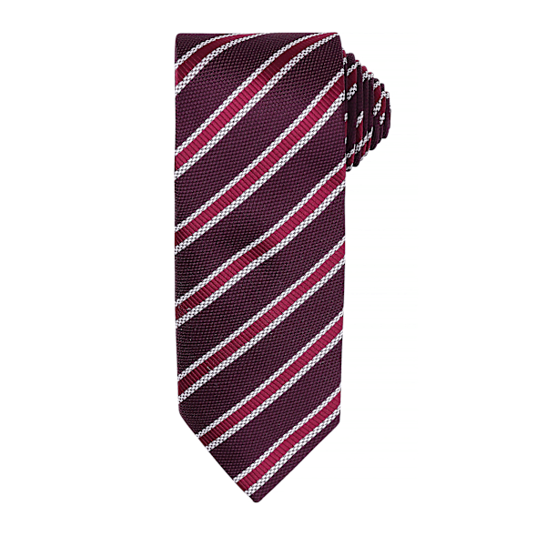 Premier Herr Waffle Stripe Formell Business Slips (2-pack) En Burgundy/ Aubergine One Size