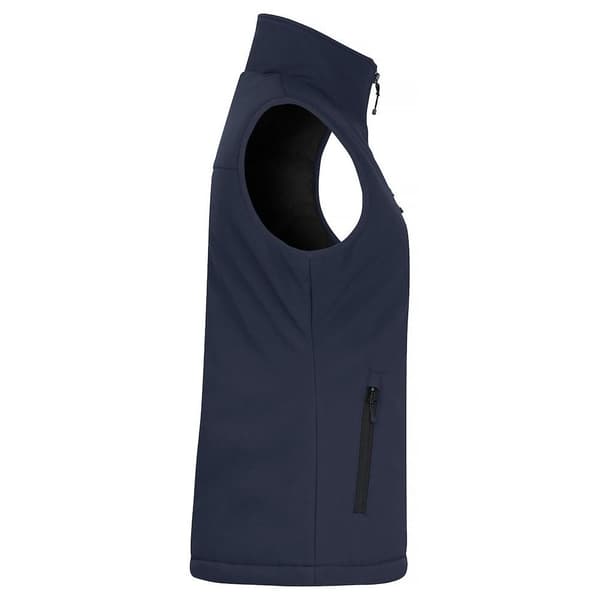 Clique Dam/Dam Softshell Paneler Gilet S Mörkblå Dark Navy S