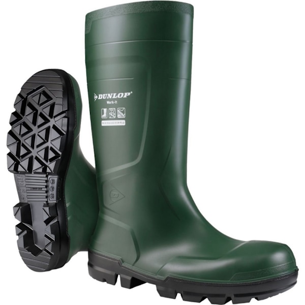 Dunlop Unisex Jobguard Wellingtonstövlar 11 UK Heritage Grön Heritage Green 11 UK