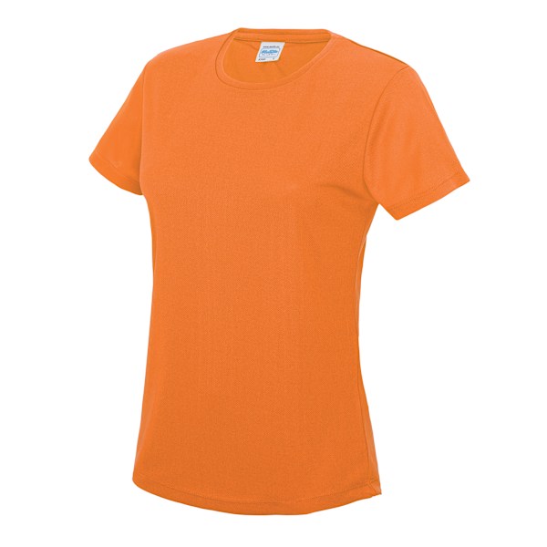 AWDis Just Cool Dam/Dam Sports Plain T-Shirt L Elektrisk Orange Electric Orange L