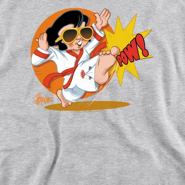 Elvis Unisex Vuxen Karate King Sweatshirt M Athletic Heather Athletic Heather M