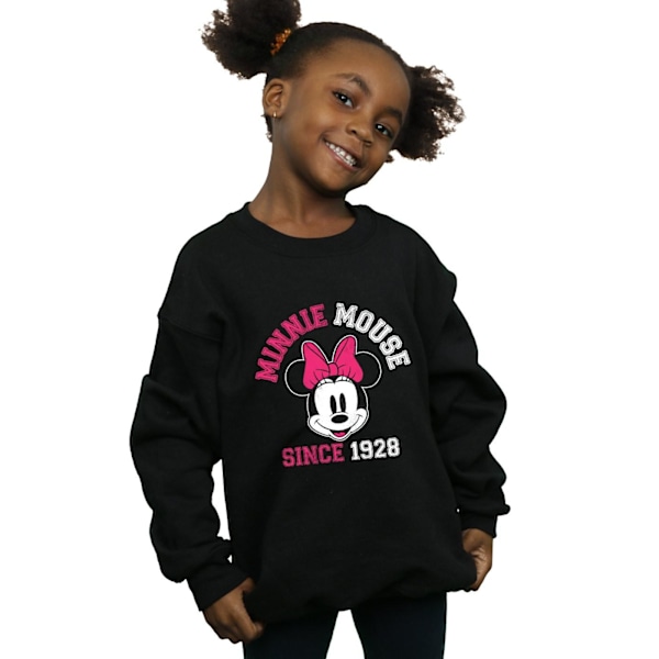 Disney Flickor Sedan 1928 Minnie Mouse Tröja 7-8 År Svart Black 7-8 Years