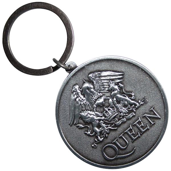 Queen Crest Dubbelsidig Nyckelring One Size Silver Silver One Size