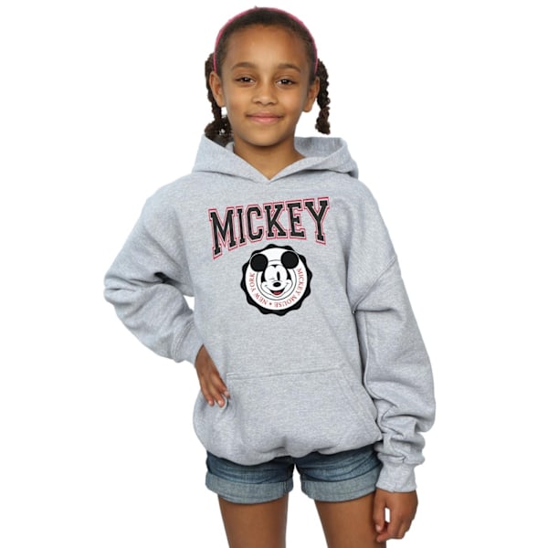 Disney Girls Mickey Mouse New York Seal Hoodie 12-13 år Spor Sports Grey 12-13 Years