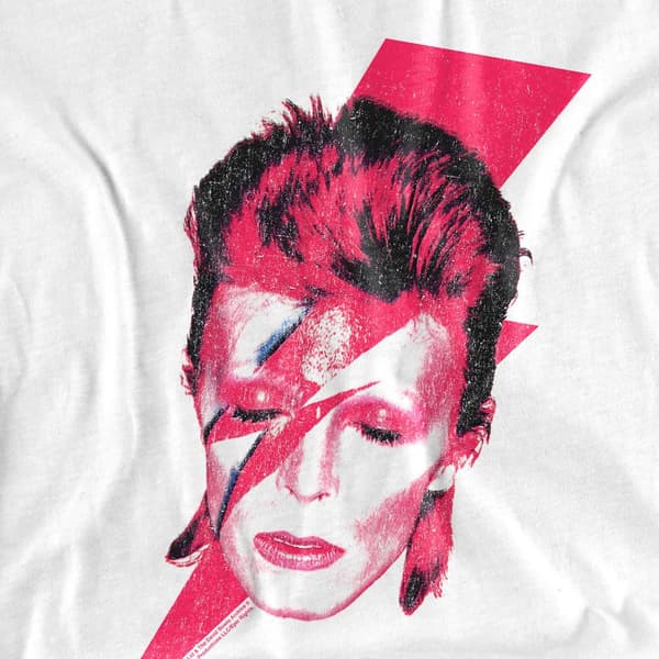 David Bowie Herr Aladdin Sane T-Shirt S Vit White S