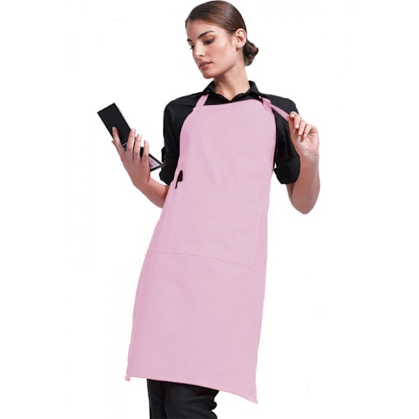 Premier Dam/Kvinnors Färger Bip Förkläde Med Ficka / Arbetskläder Pink One Size