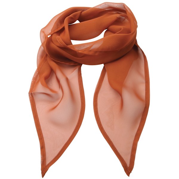 Premier Dam/Kvinnors Arbets Chiffon Formell Scarf En Storlek Kastanj Chestnut One Size