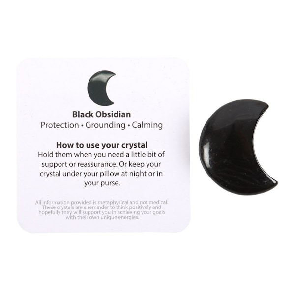 Något Annorlunda De Mörkaste Nätterna Obsidian Måne Dekorativ Black One Size
