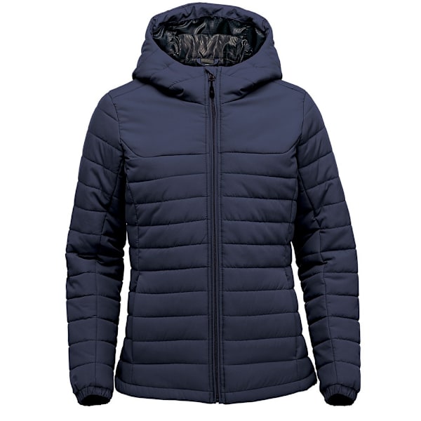 Stormtech Dam/Kvinnor Nautilus Quiltad Jacka med Huva XL Marinblå Navy XL