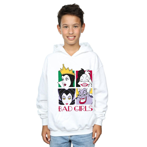 Disney Boys Villains Bad Girls Sweatshirt 7-8 år Vit White 7-8 Years