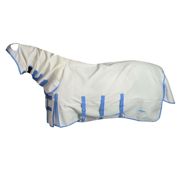 Weatherbeeta Comfitec Sweet Itch Shield Combo Neck Hästtäcke White/Blue 5´