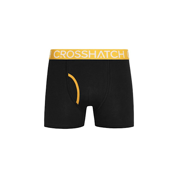 Crosshatch Payso boxershorts för män (3-pack) M Gul Yellow M