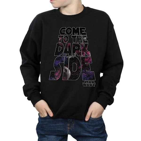 Star Wars Boys Come To The Dark Side Sweatshirt 12-13 År Bla Black 12-13 Years