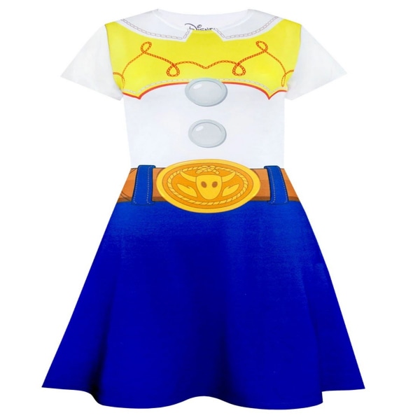 Toy Story Girls Jessie Kostymklänning 11-12 år Vit/Blå White/Blue 11-12 Years