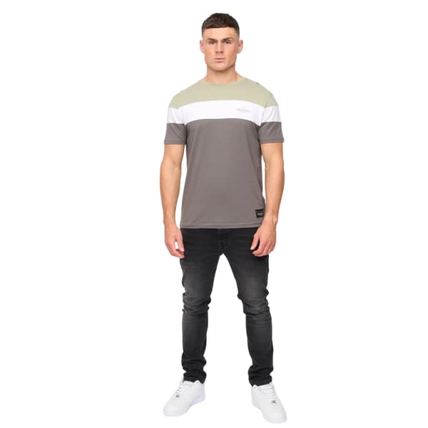 Crosshatch Herr Pattermay T-shirt L Ljus Oliv Light Olive L