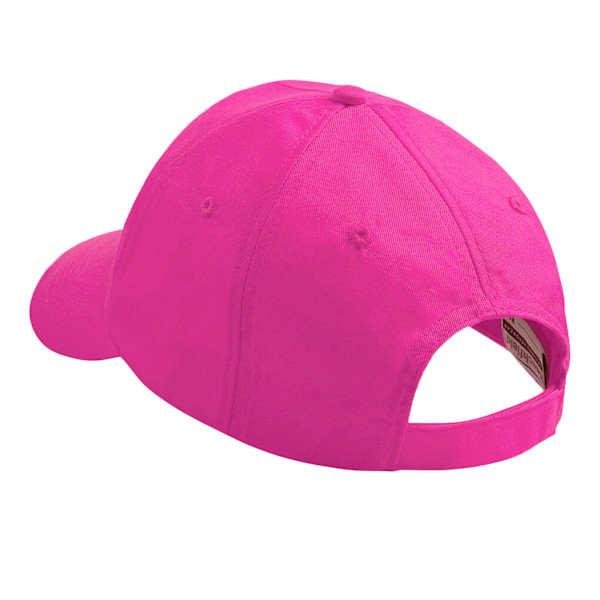 Beechfield Plain Unisex Junior Original 5 Panel Baseball Cap On Fuchsia One Size