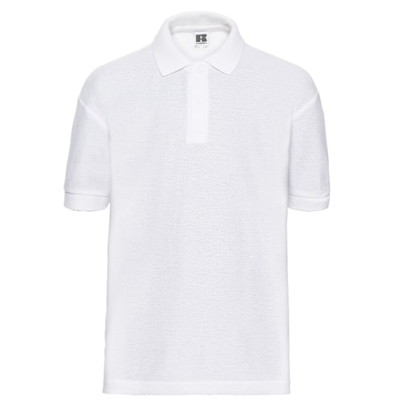 Russell Barn/Barn Classic Polycotton Polotröja 1-2 år White 1-2 Years