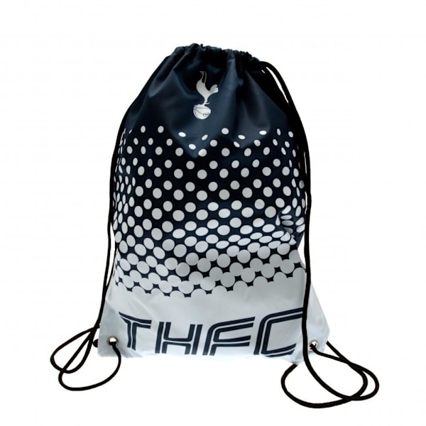 Tottenham Hotspur FC Fade Design Dragsnöre Gym Bag 44 x 33cm N Navy/White 44 x 33cm