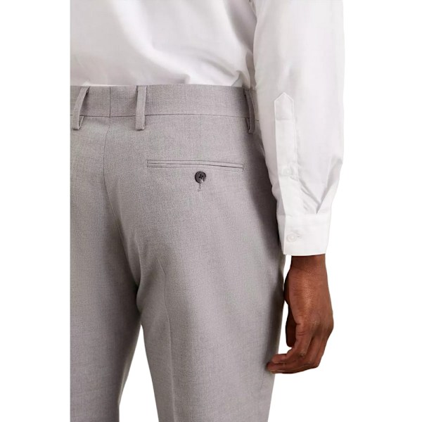 Burton Essential Tailored Suit Trousers 30S Light Grey för män Light Grey 30S