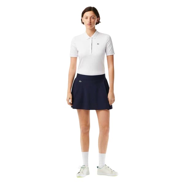 Lacoste Dam/Dam Logotyp Skort 12 UK Marinblå Navy 12 UK