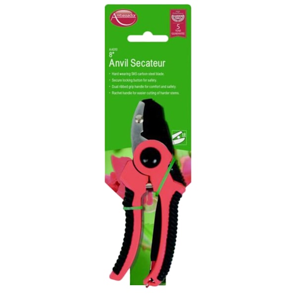 Ambassador Anvil Secateurs One Size Röd/Svart Red/Black One Size