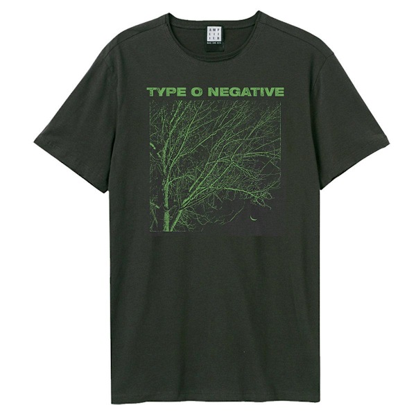 Amplified Unisex Adult Tree Type O Negative T-Shirt M Charcoal Charcoal M