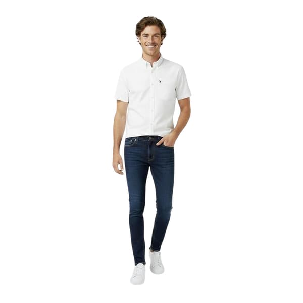 Jack Wills Herr Stableton Klassisk Oxford Button-Down Skjorta XL Vit White XL