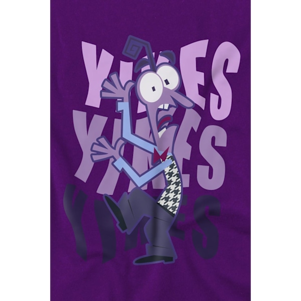 Insidan Ut 2 Barn/Kids Rädsla T-Shirt 9-10 År Lila Purple 9-10 Years