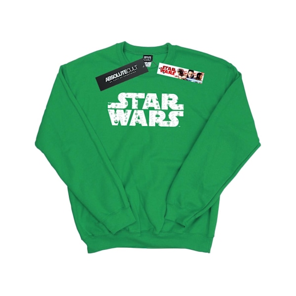 Star Wars Jultröja med logotyp för män, XL, irländsk grön Irish Green XL