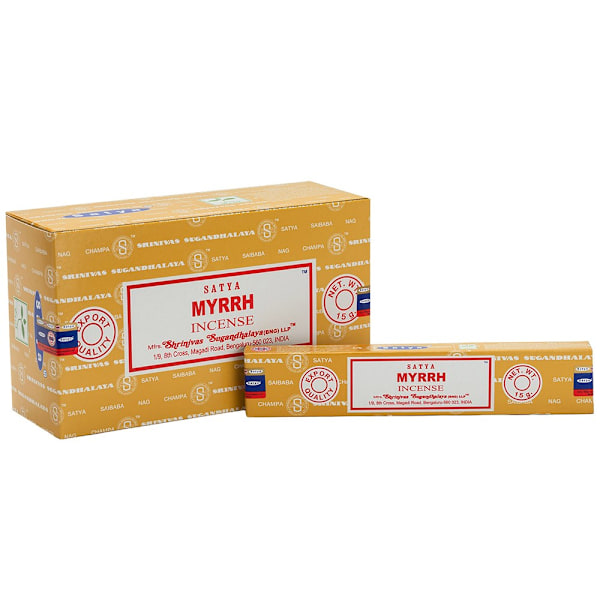 Satya Myrrh Rökelsepinnar (Förpackning om 120) En Storlek Flerfärgad Multicoloured One Size