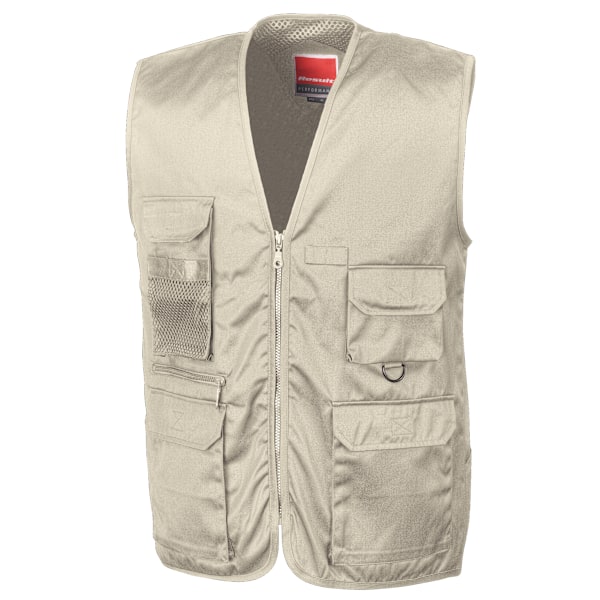 Result Herr Safari Väst Jacka XL Kamel Camel XL