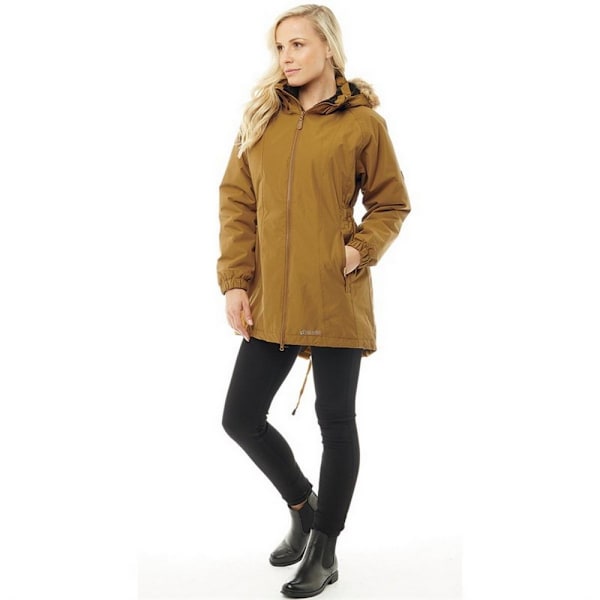 Trespass Womens/Ladies Celebrity Isolerad Längre Parka Golden Brown XS